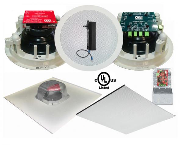 self powered ceiling speakers